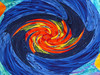 Lindsay > Dec 29, 2008: Swirled quilt